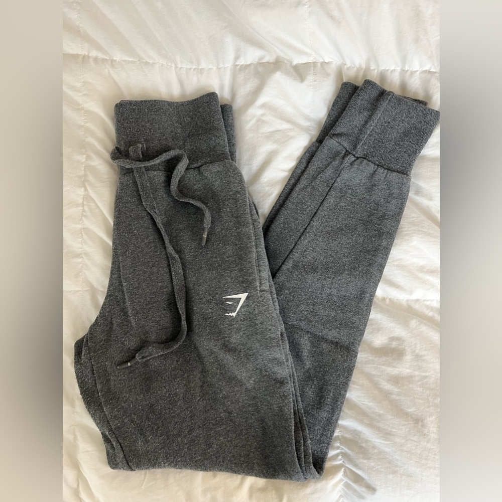 Grey women’s Gymshark joggers! Size small.